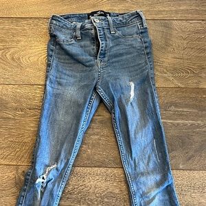 Hollister women juniors size 00 short (23-26) high rise Jean legging